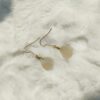 Shweta ~ White Moonstone Earrings